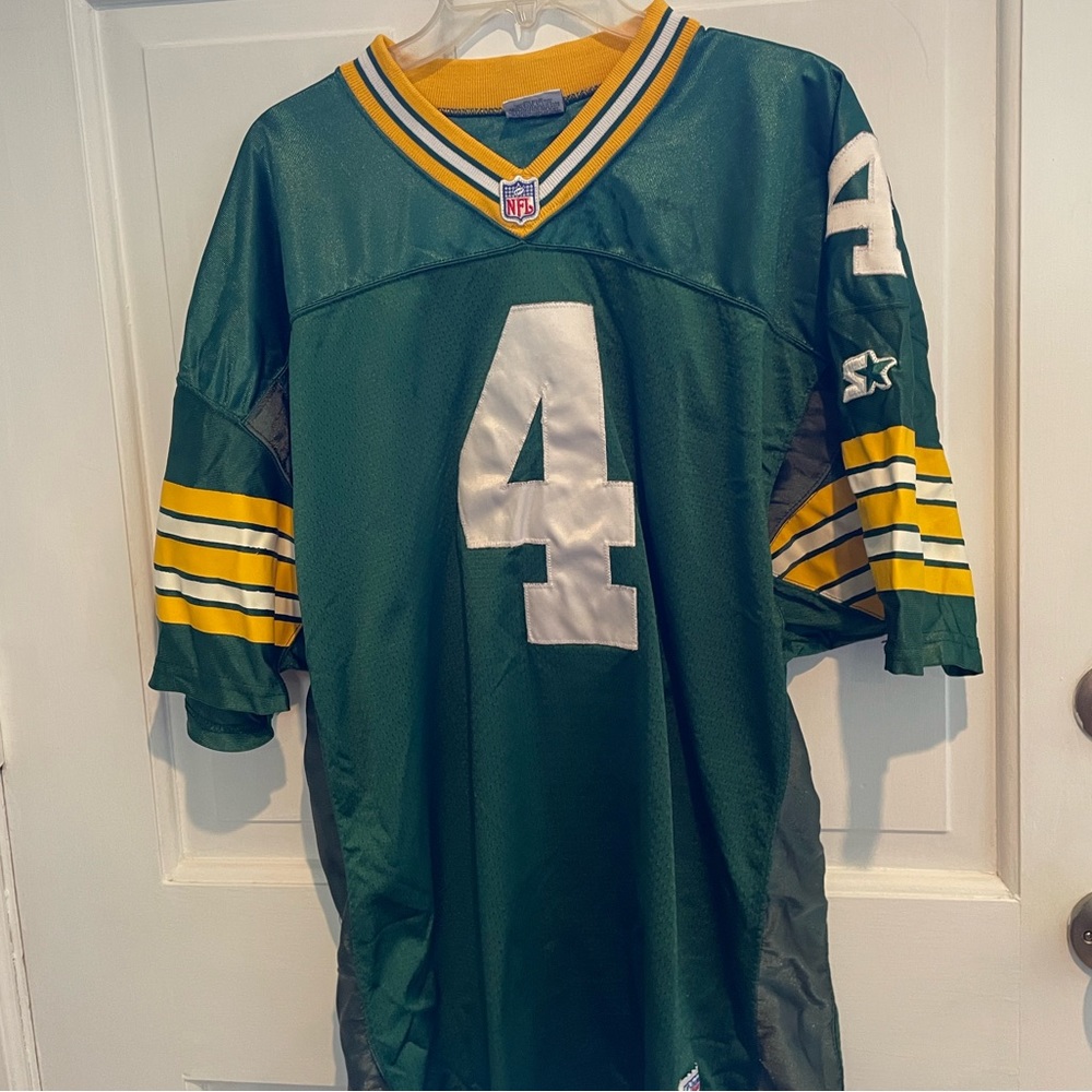 Vintage Pro Starter Jacket #4 Brett Favre GreenBay Packers size 52